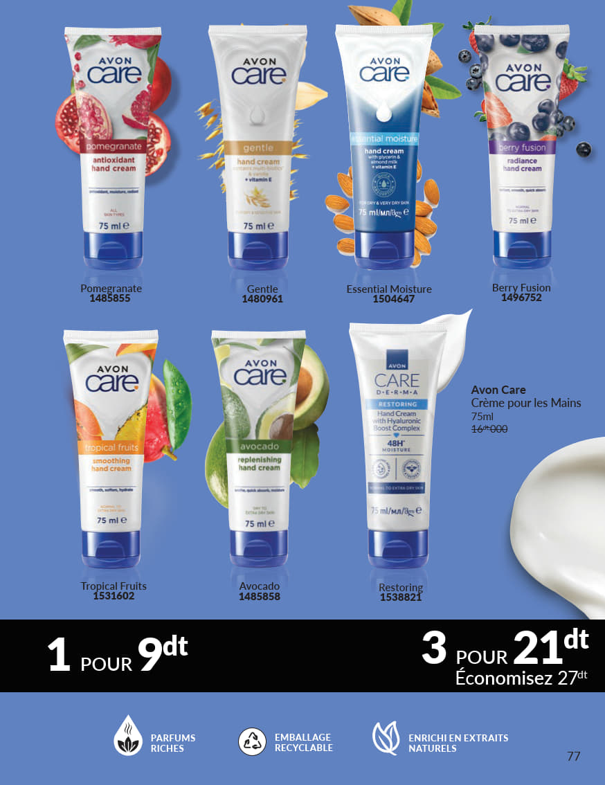 catalogue avon 2025 janvier N027 page 77